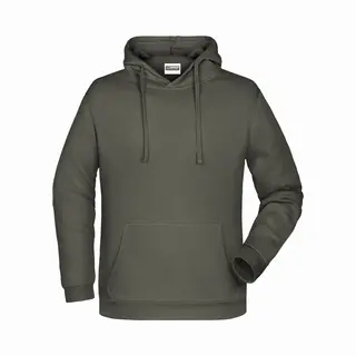 James & Nicholson James And Nicholson Heren Basis Hoodie (Donkergrijs)