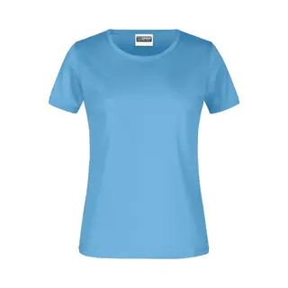 James & Nicholson James And Nicholson Dames/dames Ronde Hals Basic T-Shirt (Hemelsblauw)