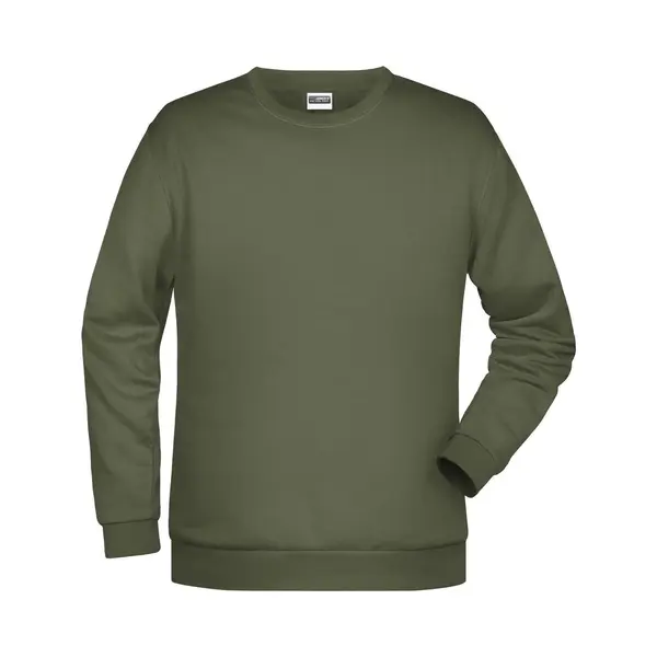 James & Nicholson James And Nicholson Heren Basis Sweatshirt (Olijf) thumbnail