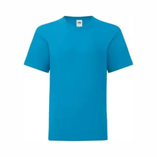 Fruit Of The Loom Iconic T-Shirt In Dark Blue | Size, 5-6 Years