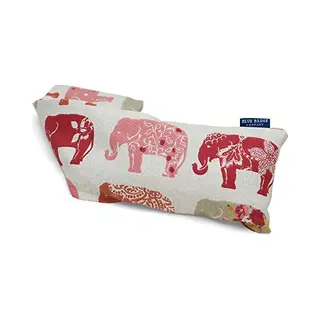 Blue Badge Co Wheat Bags Microwavable Heat Pack In Elephant Fabric, Machine Washable Wheat Warmer Bag, Lavender Scented Natural Wheat Grains For Pain