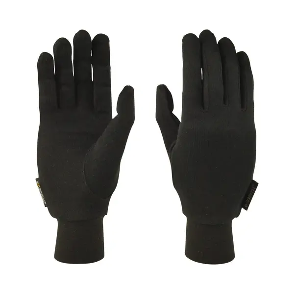 Extremities Silk Liner Glove Ext 21slg Black L thumbnail