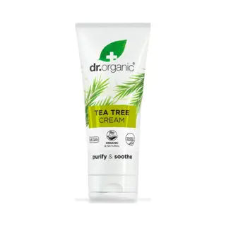 Dr. Organic Dr Organic Tea Tree Cream, Purifying , Barrier Cream, Mens, Womens, Natural, Vegan, Cruelty-Free, Paraben & Sls-Free, Recycled & Recyclable, Organic,