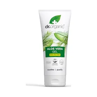 Dr. Organic Dr Organic Aloe Vera Gel With Tea Tree, Purifying, All Skin Types, Natural, Vegan, Cruelty-Free, Paraben & Sls-Free, Recycled & Recyclable, Organic,