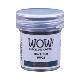 Wow! Embossing-Puder, 15 Ml, Schwarzer Puff