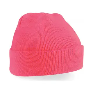 Beechfield Original Cuffed Beanie Flourescent Pink