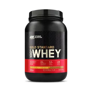 Optimum Nutrition Gold Standard 100% Whey Protein Chocolate Peanut Butter Protein Nutrition Powder - 908g