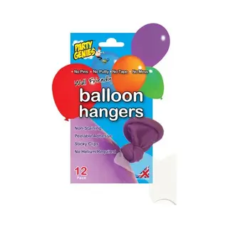 Party Genies Hangers For Party Balloons - Wall Friendly!