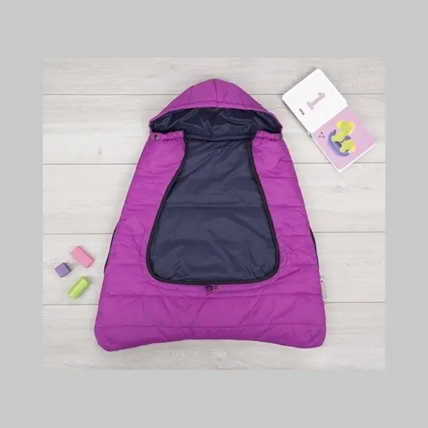 Cuddle Co Comfi-Cape 2 In 1 - Voetenzak En Draagzak Cape - Fuchsia thumbnail