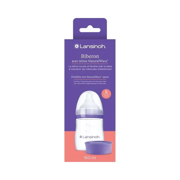 Lansinoh Drinkfles&NaturalWave Speen 160 Ml thumbnail