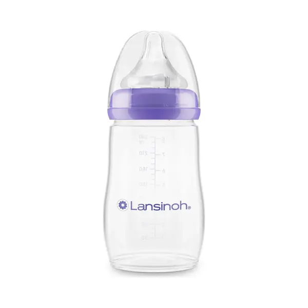 Lansinoh Naturalwave Babyflasche 240ml & Sauger M thumbnail