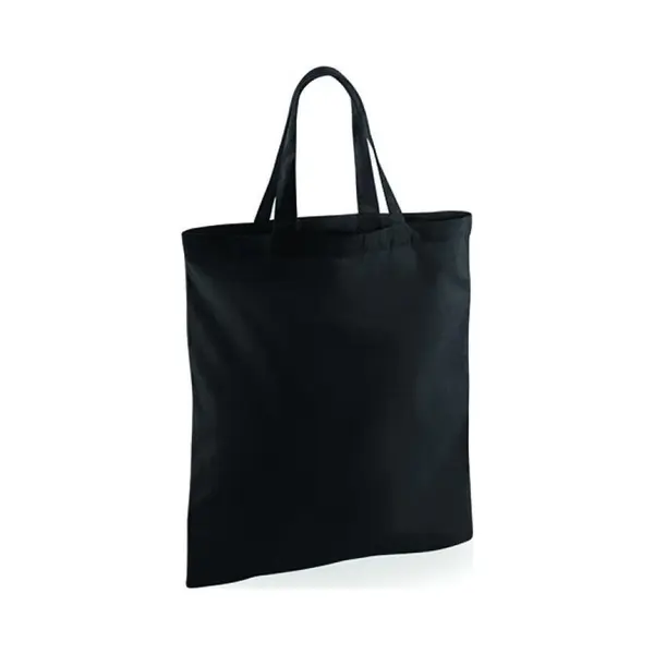 Merk zonder merk Westford Mill Bag For Life - Short Handles WM101S - Black - 38 X 42 Cm thumbnail