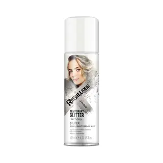 Paintglow Rebellious Glitter Hair Spray - Carnaval Accessoires - Silver Sparkle - Haar Glitter Festival - Zilveren Glitterspray - 125ml