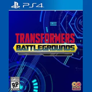 Bandai Namco Entertainment Transformers: Battlegrounds Standard English PlayStation 4