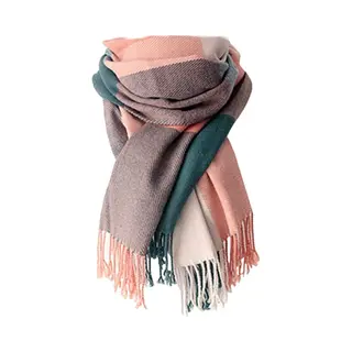 Sjaal Dames - Omslagdoek Dames - 200x60cm - Groen