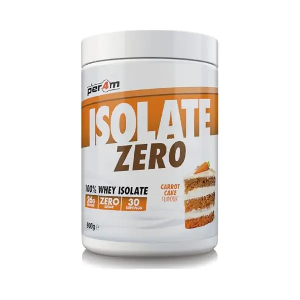 Per4m Isolate Zero Karottenkuchen 900g – Karottenkuchen-Isolat-Protein Für Schnelle Erholung. thumbnail