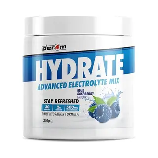 Per4m Hydrate Electrolyte Mix Powder | 500mg Cocomineral To Replenish Essential Electrolytes | Muscle Function, Cardiovascular Health, Neurological