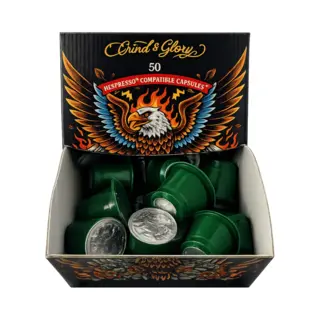 Grind&Glory Grind & Glory High Octane Roast 50 Nespresso Compatible Capsules