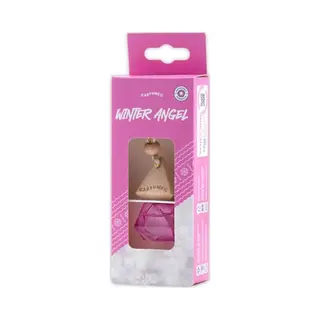 Carfume Limited Edition Winter Angel Car Air Freshener | Premium Bubblegum, Vanilla & Cotton Candy Fragrance | Luxury Recyclable Scented Diffuser -