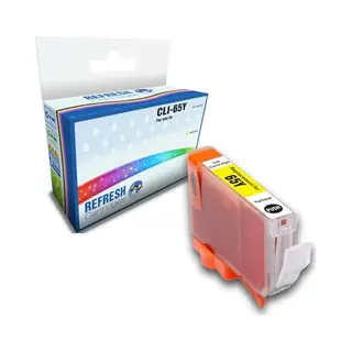 Refresh Cartridges Compatible Cli-65Y (4218C001) Yellow Ink Cartridge Replacement For Canon Printers