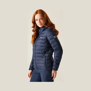 Regatta Marizion Baffled-Jacke Für Damen Mit Kapuze, Wasserabweisender Beschichtung Und Federfreier Isolierung, Perfekt Zum Wandern, Für