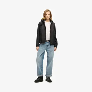 Damen Windjacke Mit Kapuze Und Logo Superdry