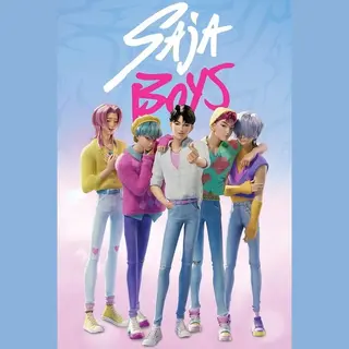 KPop Demon Hunters Saja Boys Unisex Poster - Meerkleurig - Standard