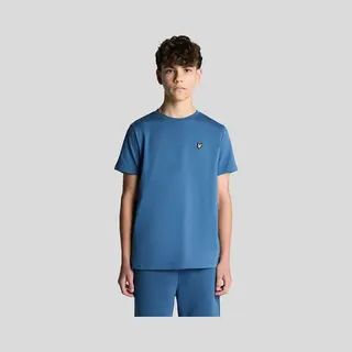 Lyle And Scott Boy's Cotton Crew Neck T-Shirt - Blue - Size, 14 Years/15 Years