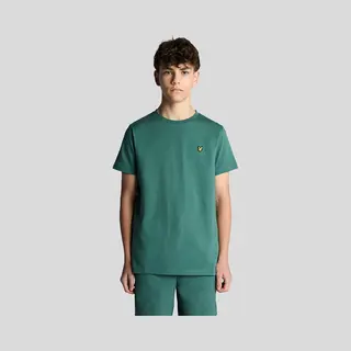 Lyle And Scott Boy's Cotton Crew Neck T-Shirt - Green - Size, 12 Years/13 Years