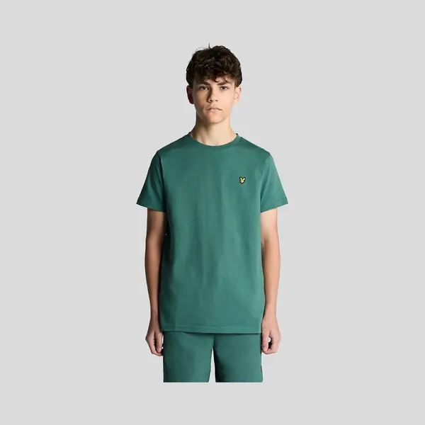 Lyle And Scott Boy's Cotton Crew Neck T-Shirt - Green - Size, 12 Years/13 Years thumbnail