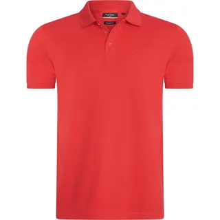 Pierre Cardin - Herren Ss Klassisches Polo - Rot - Größe Xl