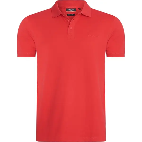 Pierre Cardin - Herren Ss Klassisches Polo - Rot - Größe Xl thumbnail