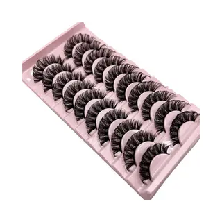 All Natural Fluffy Mink 3D Herbruikbare Wimperextensions - Nep Wimpers - Valse Wimpers - 10 Paar