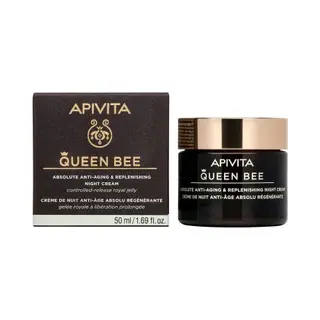 Apivita Queen Bee Absolute Anti-Aging & Reviving Eye Cream 15ml - With Controlled-Release Royal Jelly, Propolis, Honey - Fights Crow's Feet Wrinkles &
