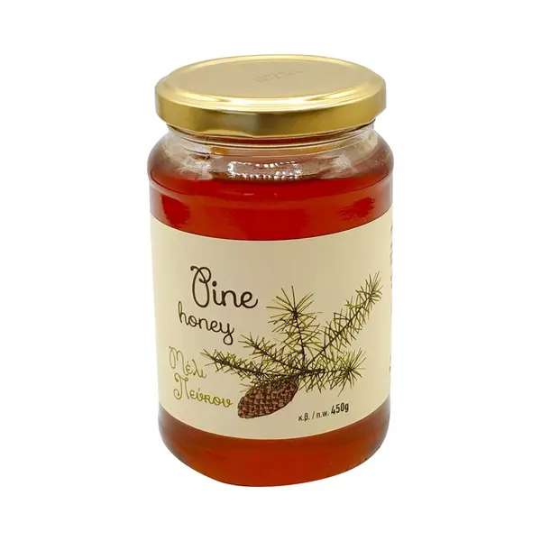 Melissokomiki Dodecanese Aebe Rhodos Trots Authentieke Pijnboomhoning Uit Kymisala – 450g Puur Natuur Uit Het Grootste Pijnboombos Van Rhodos thumbnail