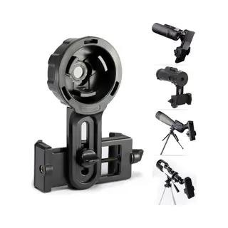 Telescoophouder - Telefoonhouder - Universele Telefoonadapter - Adapter - Multifunctioneel - Geschikt Voor Verrekijkers, Telescopen, Monoculairen,