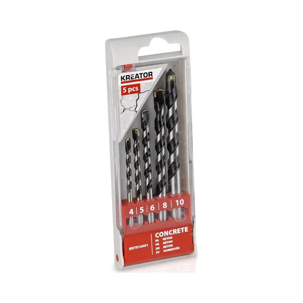 Kreator - Accessories - KRT012401 - Betonborenset - Ø 4-10mm - 5 St. thumbnail