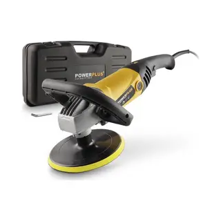 Powerplus, Slijpmachine + Polijstmachine, Haakse Polijstmachine 1200W Ø 180mm - 7 Acc. (Excentrische Polijstmachine, 1200 W)