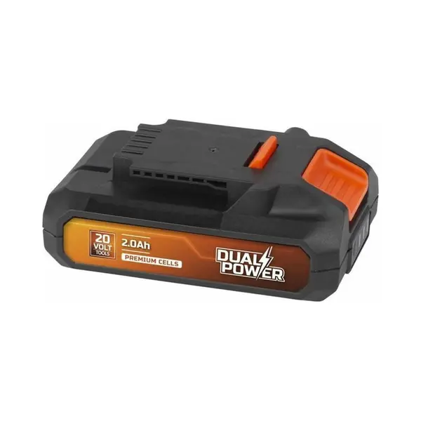 Powerplus Dual Power Akku Für Werkzeug POWDP9021-20V, 2, 0Ah - Für 20V-Werkzeuge - Leistungsanzeige-LEDs - Akku-Plattform - Ideal Für Akkuschrauber, Kleine thumbnail