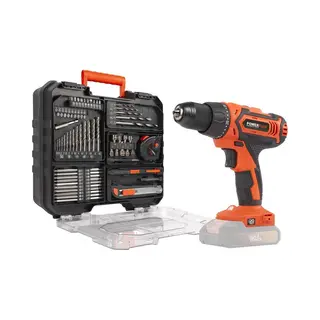 Powerplus - Dual Power - POWDP15110 - 20 V - Geborsteld - Schroefboormachine - 20V - 78 Acc. - Excl. Batterij En Lader