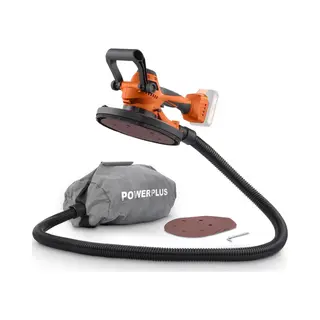 Powerplus Dual Power Wand- & Plafondschuurmachine POWDP50900 Borstelloos 20V Ø 225mm - Excl. Batterij En Lader
