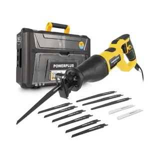 Powerplus Elektrische Reciprozaag POWXBOX022- 710W Zaagmachine - 2800min-1 - Gereedschap Met 12 Acc. En Koffer