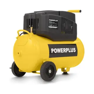 Powerplus Compressor POWX17250 - Luchtcompressor 1200W - 8 Bar - 24L Vat - Olievrij