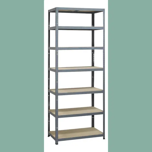Avasco Opbergrek L - 222cm Hoog - 1400 Kg Draagkracht - 200 Kg Per Plank - Metaalhoutlook thumbnail
