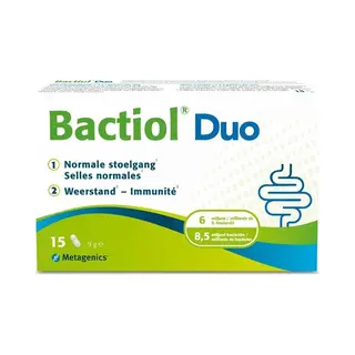 Bactiol Duo Normale Stoelgang/ Weerstand - 15 Capsules