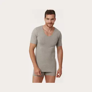 Woody T-shirt V-hals Single Pack Grijs S
