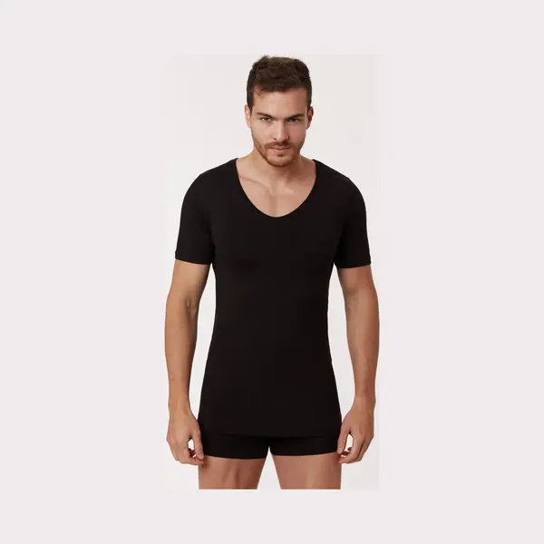 Woody T-shirt V-hals Single Pack Zwart L thumbnail