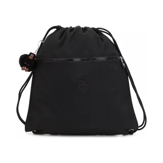 Kipling Supertaboo Mittelgroßer Rucksack, True Black (Schwarz)