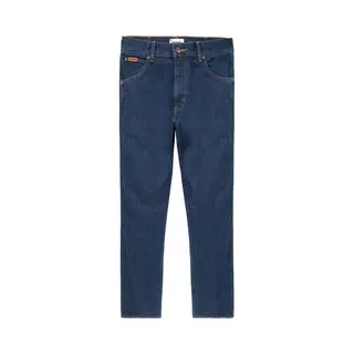Wrangler Herren Jeans Straight - Mid Waist - Regular Fit - Blau Schwarz