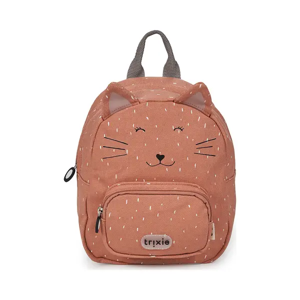 Trixie Small Backpack - Mrs Cat - School Bag Water Repellent - Small Backpack For Child - Small Bag - Pink thumbnail